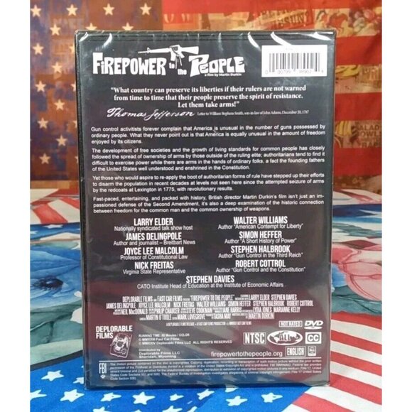 Firepower to the People Democracy Dies Disarmed Documentary DVD Deplorable Films - Picture 2 of 8